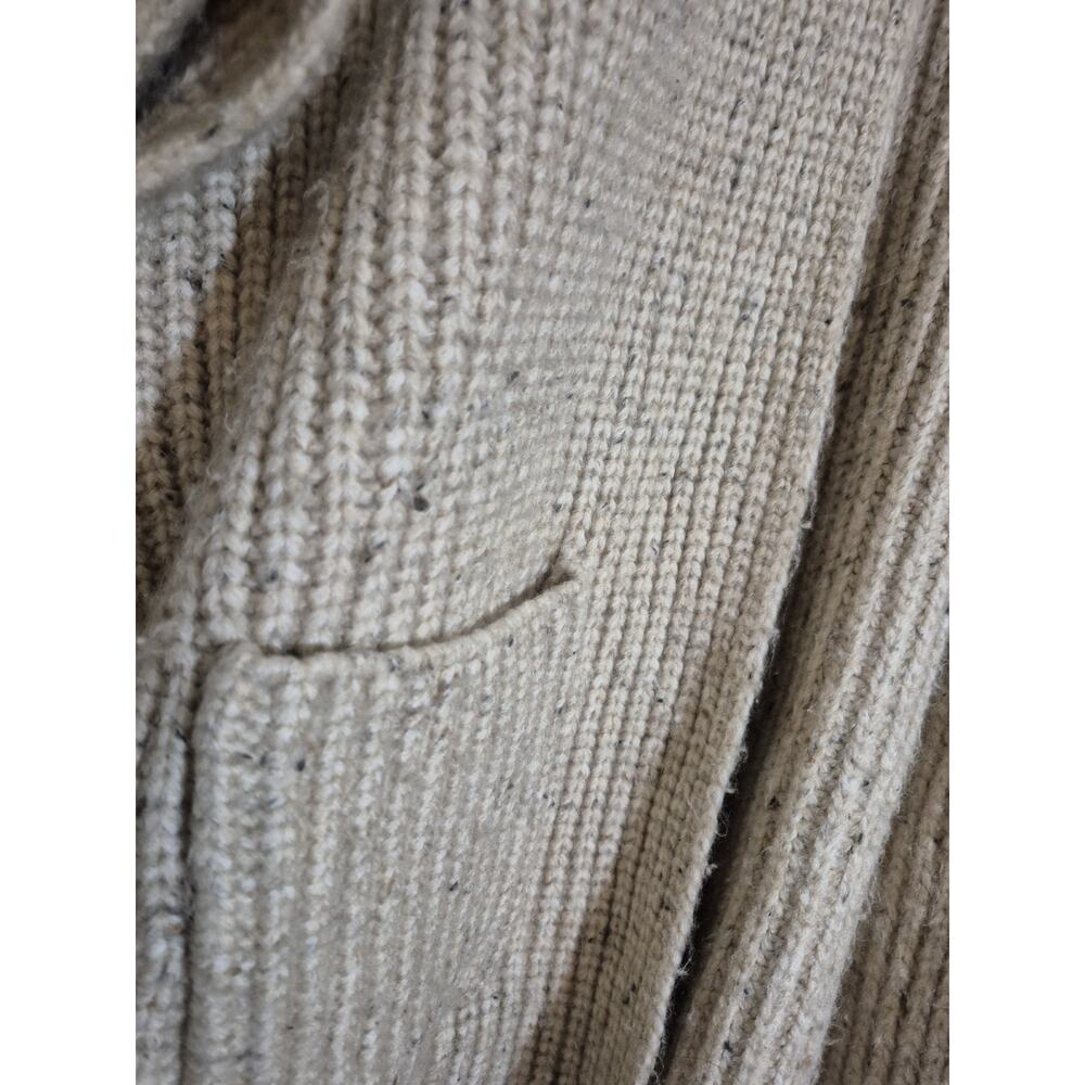 💥 Aerie Ribbed Sweater Cape Cozy Cloud Open-Front Beach Dune Size OS - Picture 3 of 9